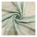 Eco-friendly Pearl Chiffon Polyester Fabric Jacquard Cut Flower Soft Hemp Imitation Hemp Dot Chiffon Fabric Dresses Clothing