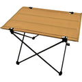 WOQI Modern Outdoor Rectangular Folding Table Portable Picnic Table Made of Durable Metal and Oxford Cloth Foldable Design