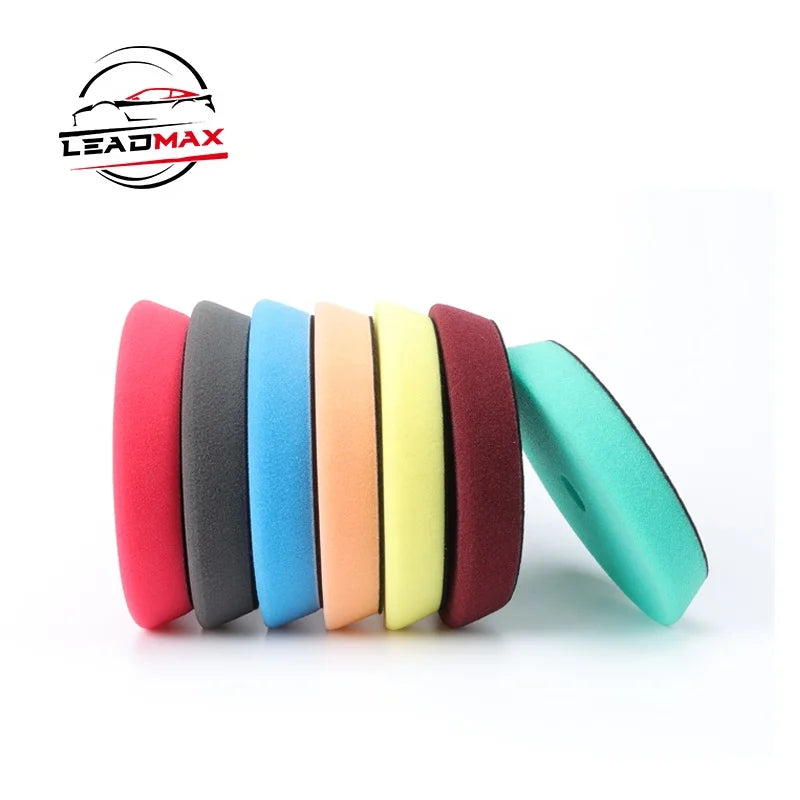 Leadmax Professional DA Polishers 5\" 6\" 7\" Germany CR Buffer Foam Polishing Pads for Car Care Flat Surface Buffing Pads