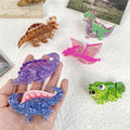 New Design Acrylic Cartoon Hair Claw Clips Cute Dinosaur Shaped Animals Hair Accessories for Women Girls