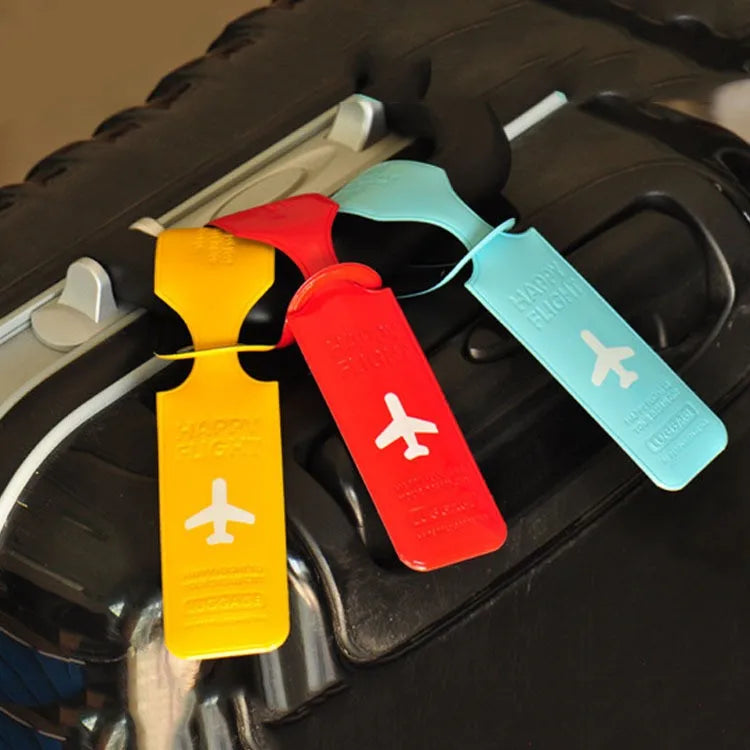 Baggage Tag Airplane Boarding Tag Portable Check-in Pendant Travel Drawbar case Strapping Anti-loss Label Identification Tag