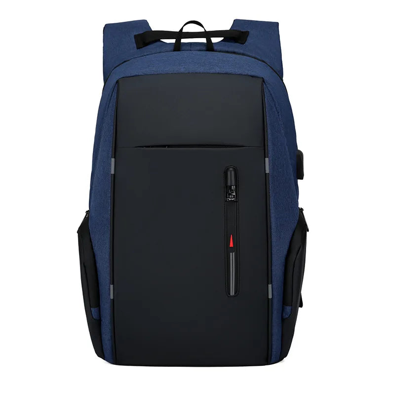 Hot Sale Fashion Waterproof Men Business Travel Bag With USB Charging Port Notebook Laptop School Backpack