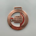 Manufacture Zinc Alloy 3D Medal JO-EY-75 Sports Custom Shaped Medal with Ribbon