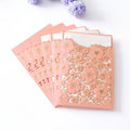 Colorful Pink Wedding Invitation Card Laser Cut Pocket Invitations Greeting Gift Cards for Wedding Decoration