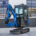 Hot Selling Rippa Small Excavator 1.5Ton Micro Compact Digger for Sale in Europe and America