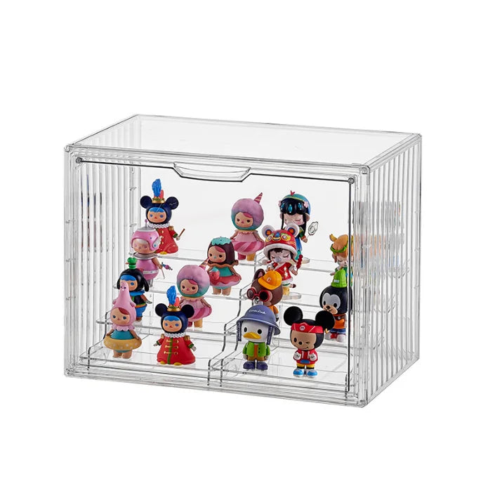 Wholesale Blind Box Storage Display Stand Hand-made Pet Transparent Plastic Multi Function Doll Box Boxes