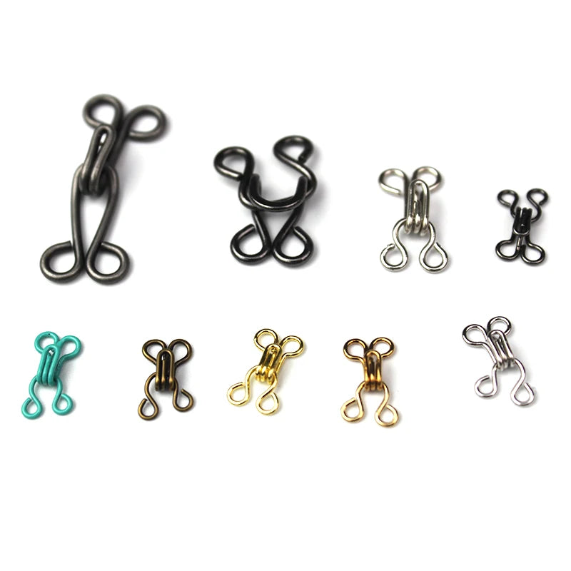 Wnolesale Metal Bra Hook and Eye Garment Accessories Collar Hooks