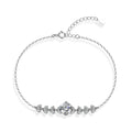 925 Sterling Silver Bracelet Moissanite Diamond 1Carat Bracelet Moissanite Stone Round Luxury Quality Women's Jewelry