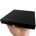 Wholesale 15mm Pure Black Cross Training Gym Rubber Flooring Mat Tiles