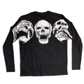 DENIMGUYS Men's Clothing Custom Puff Print Graphic Loose Fit Oversized Long Sleeve Men T Shirt