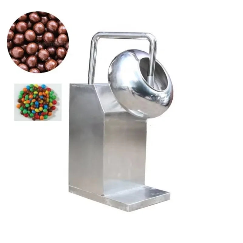 Commercial Automatic Sugar Coating Machine Stainless Steel Coating Pan Machine Chocolate Panning Machine for Candy