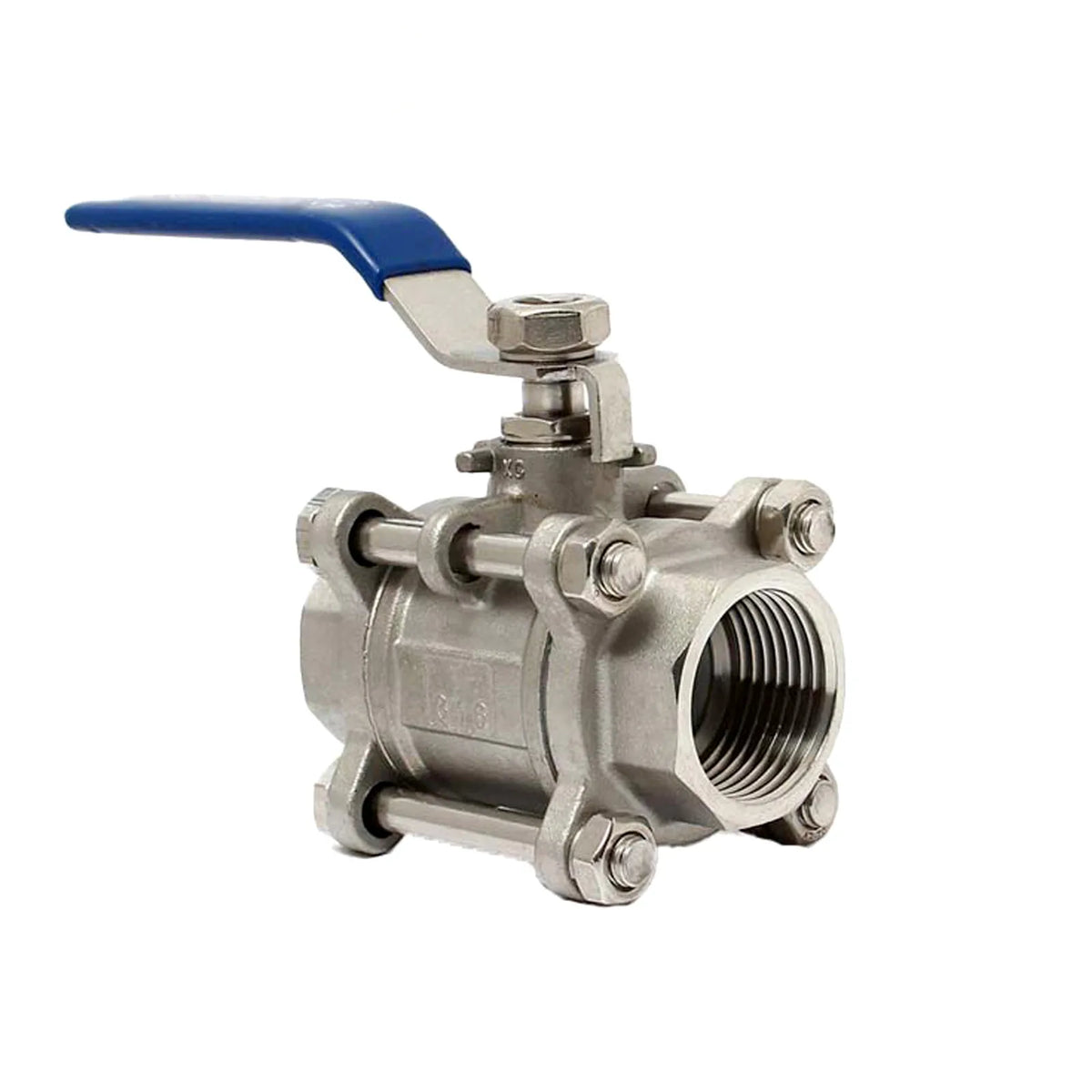 High Pressure DN10-DN50 3-Piece Weld Threaded Stainless Steel Ball Valve for Water Control