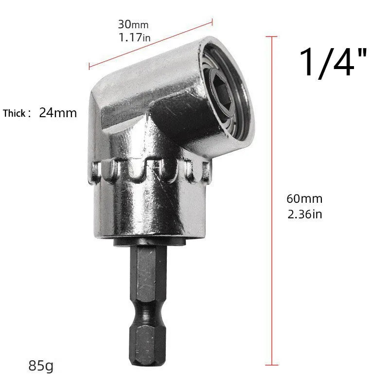 105 Corner Screwdriver Connector Electric Drill Accessories Extension Pieces Socket Curved Screwdriver Head Cornering Device