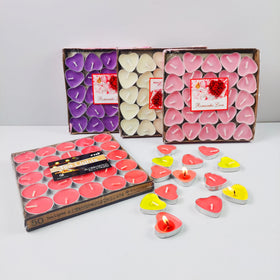 OEM Wholesale Valentine's Day Eco-friendly Candles Set 3 4 5 6 8 9 Hours Soy Wax Tea Light Candles Unscented Tealight Candles
