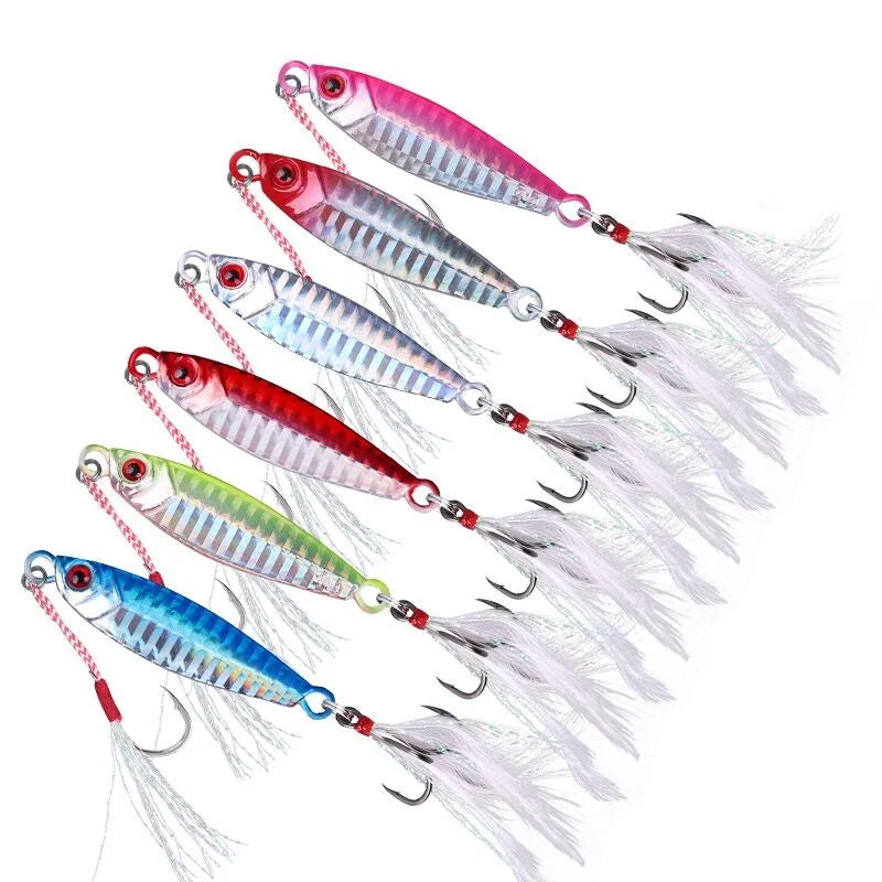 7g 10g 15g 20g 30g Aluminum Metal Metal Hard Lure Crank Artificial Bait
