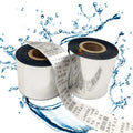 30m*300M Wash Care Resin Ribbon for Satin Ribbon Thermal Transfer Ribbon TTR Washable and Can Be Ironed