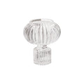 Transparent Crystal Glass Lantern Candlestick French Light Luxury Romantic Table Decoration Props