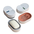 Wholesale Low Price Eco-Friendly Newest Design Hotel Bathroom Plastic Soap Storage Holder Drain Tray Dish Box Case Lid