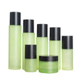 Factory Wholesale Customized Cosmetics Glass Packaging Bottle Set Colored Glass Cosmetic Bottle with Your logo