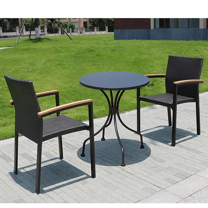 Wholesale Outdoor Furniture Outdoor Dining Chair Popular Restaurant Terrace Furniture Rattan Furniture Chairs Set