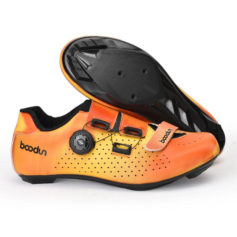 HBG 1423 Customized Bicycle Shoes Cycling Cleats Non-slip Breathable Comfort Cycling Shoes