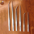 Long Stainless Steel Lizard Spider Feeding Straight and Curved Tweezers Aquarium Plant Reef tank Curve Tweezer Cleaning Tool