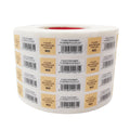 Custom Logo Waterproof Adhesive Makeup Sticker Label Roll Cosmetic Product Package Bottle Labels