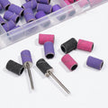 Nail Supplies Abrasives 240 120 180 Long Life Disposable Nail White Zebra Pink Sanding Band for Nail Drill Bits