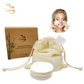3.15"  Round Bamboo Terry Face Cleansing Pads Cosmetic Tool Soft Reusable Bamboo Makeup Remover Pads