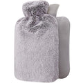 Dropshipping Hot Water Bottle With Plush Cover 2L PVC Hot Water Bag for Neck Shoulder Pain and Hand Feet Warmer Menstrual Cramps