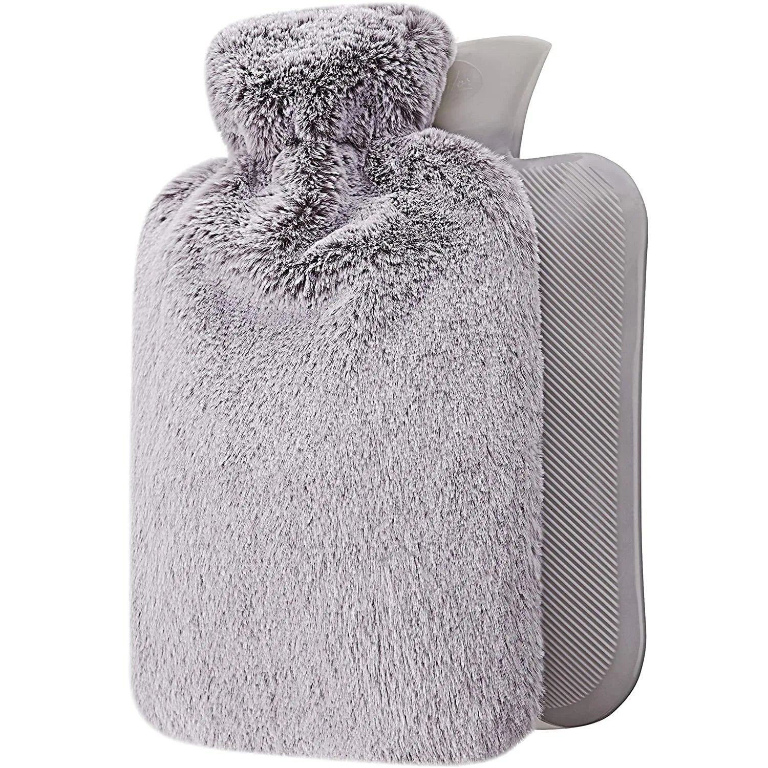 Dropshipping Hot Water Bottle With Plush Cover 2L PVC Hot Water Bag for Neck Shoulder Pain and Hand Feet Warmer Menstrual Cramps