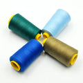 High Tenacity 100% Polyester Dyed Sewing Thread 502 Bottom Line for Shirt Sewing Machine & Hand-Stitched Use