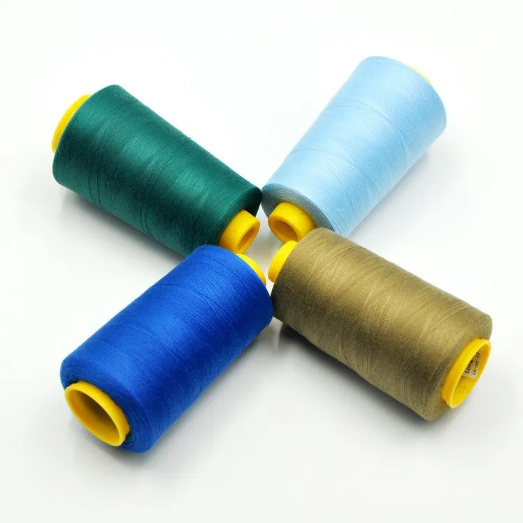 High Tenacity 100% Polyester Dyed Sewing Thread 502 Bottom Line for Shirt Sewing Machine & Hand-Stitched Use