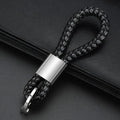 Retail Luxury Good Quality Leather PU Car Logo Key Chains Blank  Leather Car Keyring Promotional Gift Multi- Color