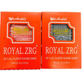 ROYALZRG 54 Card Set 28mm Thick PVC 281*87mm Plastic Playing Cards Customizable CMYK Color Indoor Use