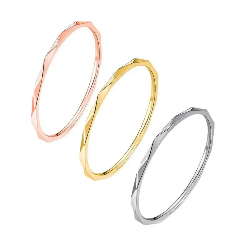 Fashion Vintage Gold Plated Tail Ring Fine Stainless Steel Cheap Wedding Rings Jewelry