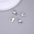 Minimalism S925 Sterling Silver Polished Lobster Claw Clasp for Jewelry Making Accessories Wholesale