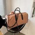 SONGTU New Lightweight Nylon Custom Logo Pink Waterproof Gym Bag Compartment Sport Yoga Outdoor Duffle Bag