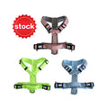 Maychan Ready to Ship Adjustable Soft Mesh Padding Plain Quick-released Y Shape Pet Dog Harness with Handle