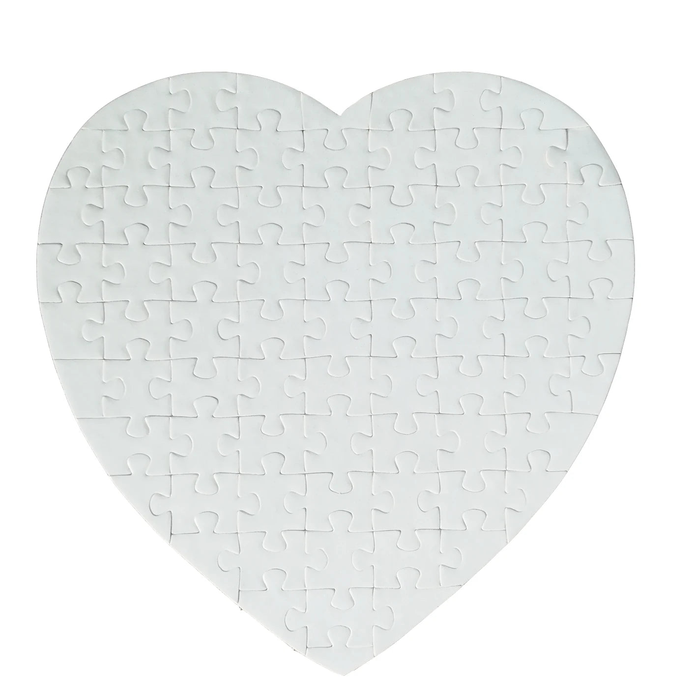 Heart Shaped Sublimation Blank  Jigsaw Puzzle Photo Frames for Valentine's Day Gift/Wedding/Home Decor
