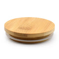 Wholesale Eco-Friendly 70mm Bamboo Wood Lids Handmade Covers Caps for Mason Jar Refillable Glass Bottles for Kitchen Use