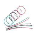 1.5*150mm Key Ring Loop Stainless Steel Wire Keychain Cable Luggage Tag Loop Tag Keeper