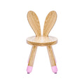 Solid Wood Children's Creative Small Antlers Solid Wood Stool