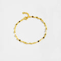FUAMAY 18K Gold Plated Pulseira Feminina 925 Sterling Silver Adjustable Mariner Link Chain Bracelet Diamond Jewelry