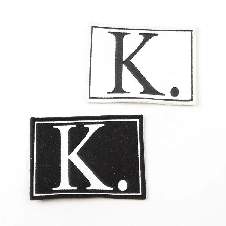 Wholesale Custom Brand Logo Garments Embossed Soft Faux Suede Leather Label for Clothing