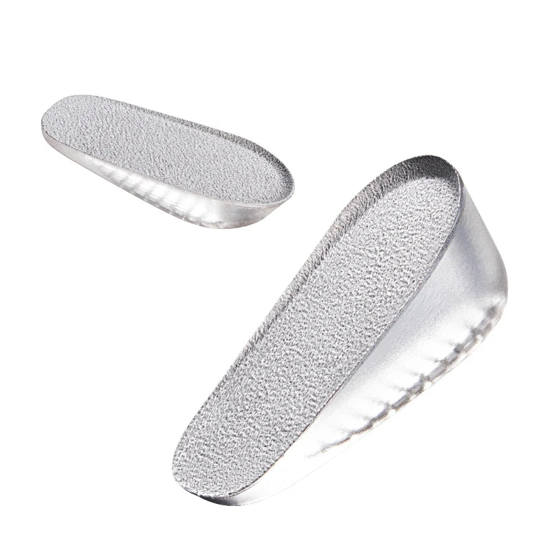 Height Increasing Insoles for Women Men Silicone Heightening Insoles Inner Raised Insole Invisible Silicone Cushion Taller Pad