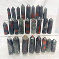 High Quality African Dragon Blood Stone Crystal Tower Healing Bulk Crafts Point Natural Africa Blood Tower