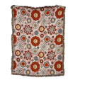 Pink Solid Plain Jacquard Woven Custom Design Four Seasons Super Soft Tapestry Blanket Throw Rug