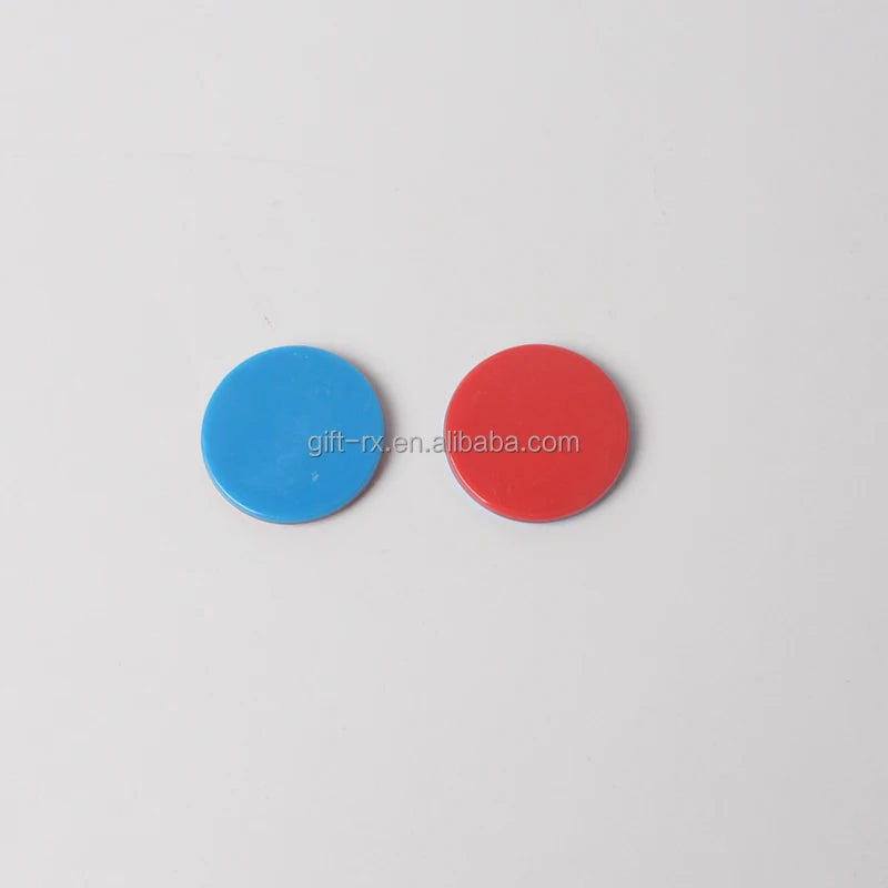 25mm Double Color Plastic Kids Game Token Coin Customer Logo Printing Double Color Plastic Token