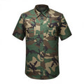 New Summer Camouflage Breathable Multi-pocket Shirt Top Wholesale Camouflage T Shirts
